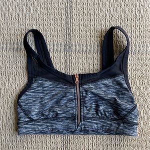Lululemon mesh Bra with front zip